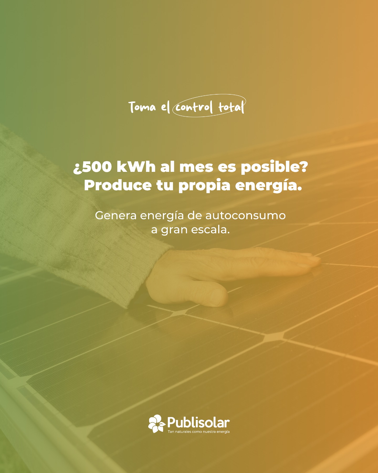 ¿Qué porcentaje de los costes operativos de tu empresa depende hoy de factores externos que no puedes controlar? 📊❌

En el sector industrial y corporativo, la incertidumbre energética es un lastre para la planificación financiera. Dejar la rentabilidad de tu próxima campaña a expensas de la volatilidad del mercado eléctrico ya no es necesario.

Si buscas generar energía a gran escala para que tu infraestructura funcione a pleno rendimiento, la solución no es solo instalar paneles: es implementar un sistema de gestión y control absoluto.

Con los proyectos llave en mano de Publisolar, transformas tu cubierta en una central de generación inteligente:

Producción a la medida de tu industria: Diseñamos la planta fotovoltaica optimizando cada metro cuadrado para cubrir tus picos de demanda diurna (climatización, maquinaria, procesos industriales).

Control total digitalizado: Monitorización en tiempo real de tu curva de carga y generación. Sabes perfectamente qué produces, qué consumes y cuánto ahorras cada segundo, desde cualquier dispositivo.

Ingeniería e instalación in-house: Sin intermediarios ni subcontratas. Nuestro propio equipo técnico despliega la infraestructura bajo los más estrictos estándares de seguridad y eficiencia.

Pon la autonomía de tu negocio en modo ON y activa el modo OFF de las preocupaciones por los costes fijos. Tomar el control es el primer paso para liderar tu sector.

👇 Diseñamos la estrategia energética de tu planta. Solicita hoy un estudio de ingeniería personalizado: [Enlace a Web Corporativa - Publisolar]

#Publisolar #AutoconsumoIndustrial #ControlEnergético #EficienciaCorporativa #IngenieríaPropia #EnergíaSolar2026 #CFO